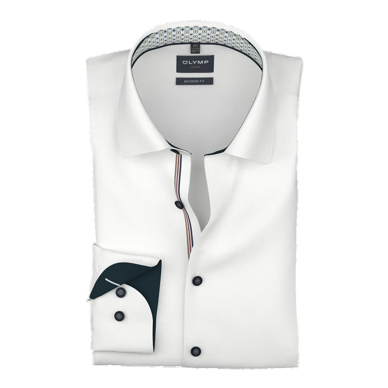 Olymp Luxor Shirt With Trim sold by Coes