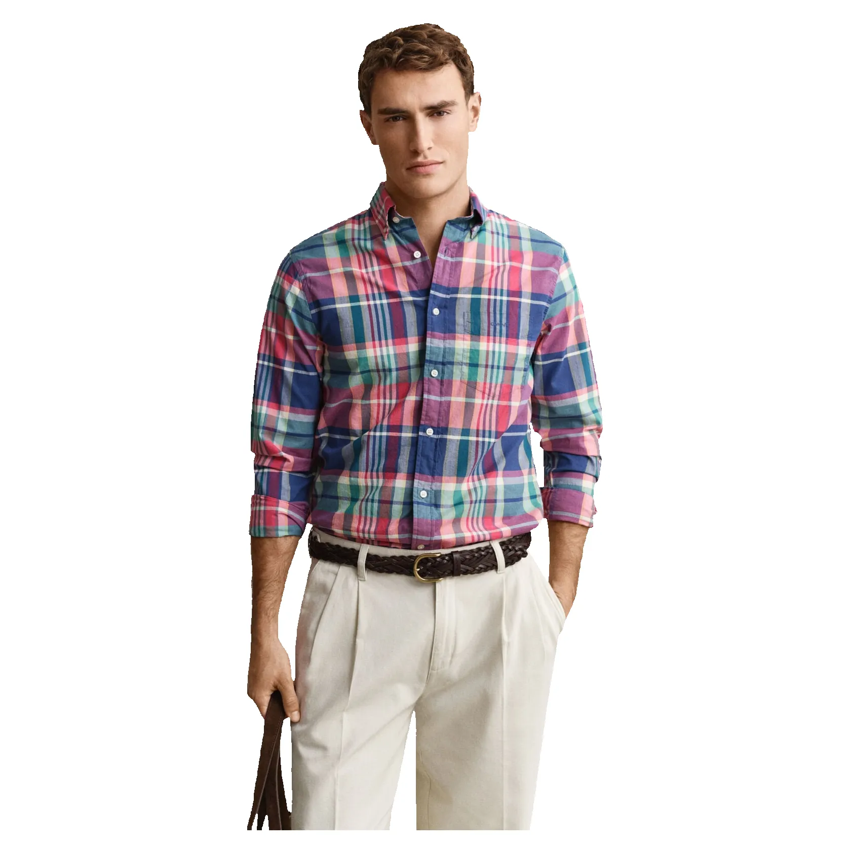 GANT Short Sleeve Madras Shirt sold by Coes
