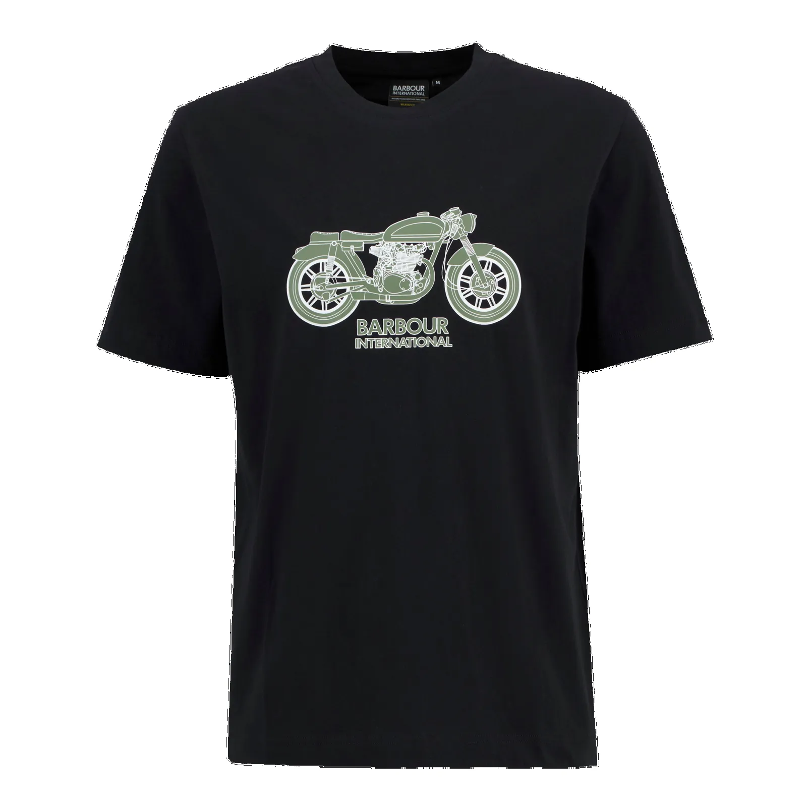 Barbour International Piston Graphic T-shirt sold by Coes