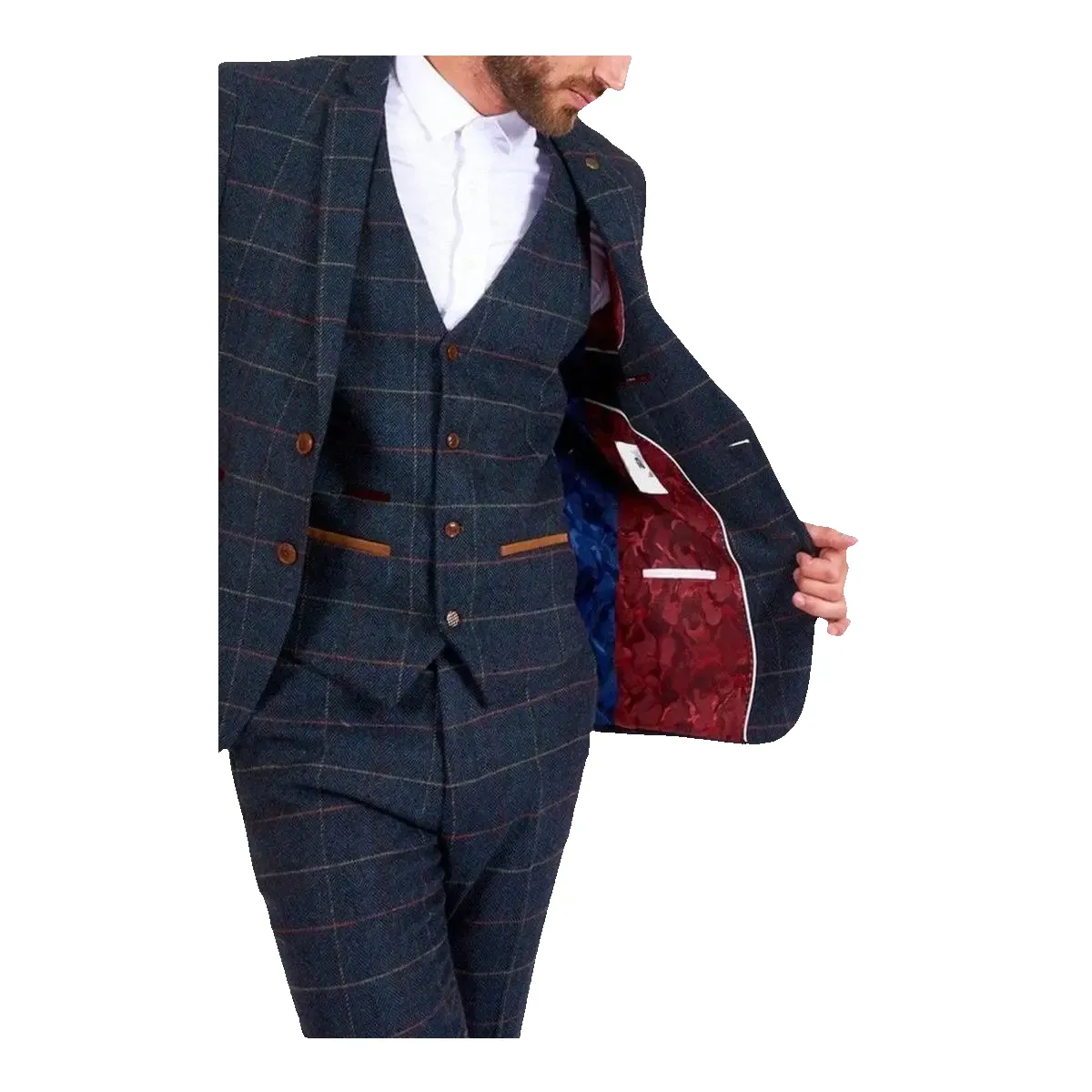 Marc Darcy Eton Three Piece Tweed Suit sold by Coes product image thumbnail 5