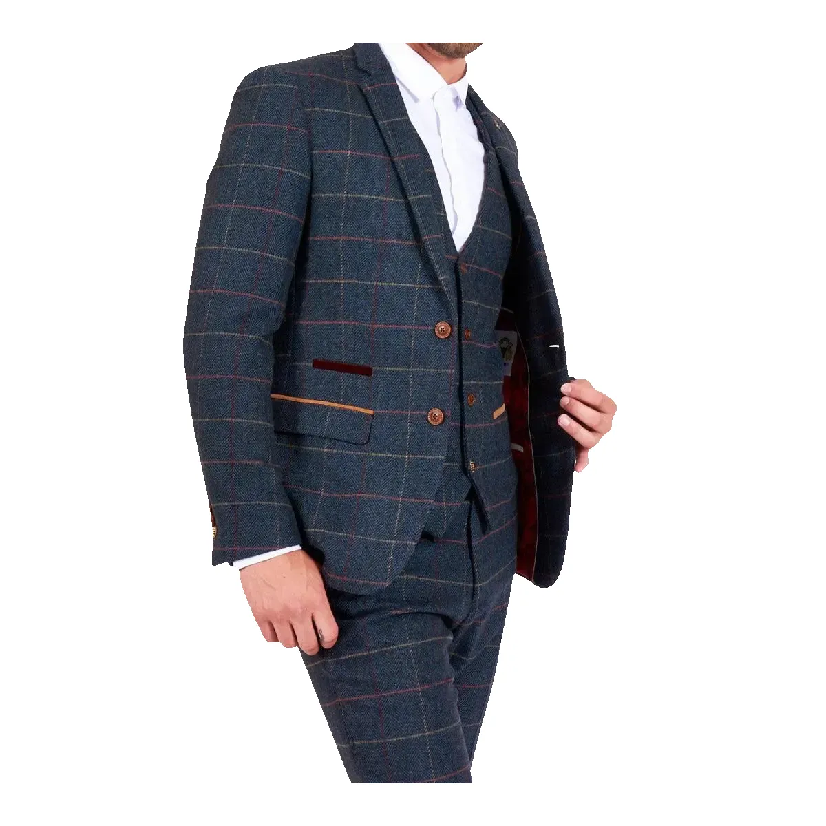 Marc Darcy Eton Three Piece Tweed Suit sold by Coes product image thumbnail 2