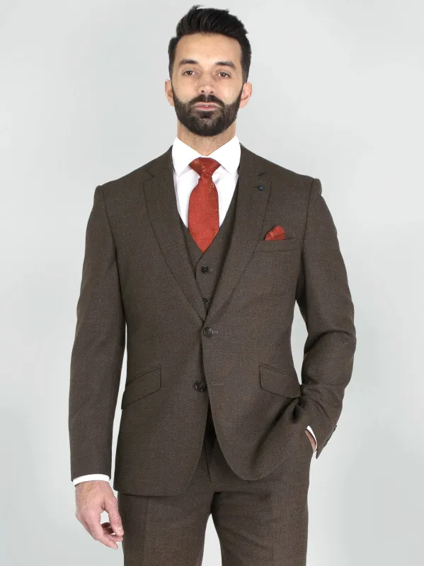 Douglas Textured Three Piece Suit made by Douglas
