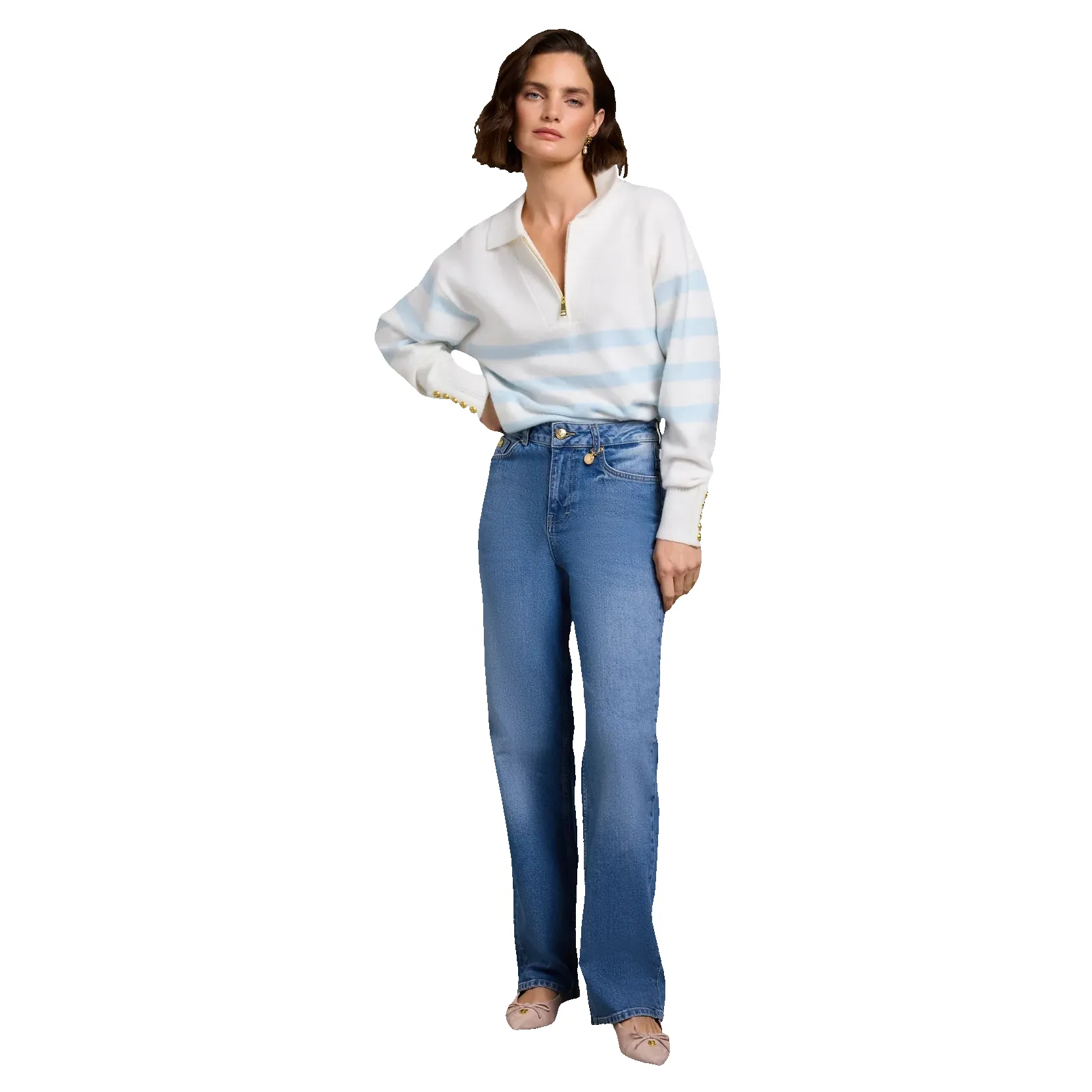 Holland Cooper Lydia Quarter Zip Knit sold by Coes product image thumbnail 3