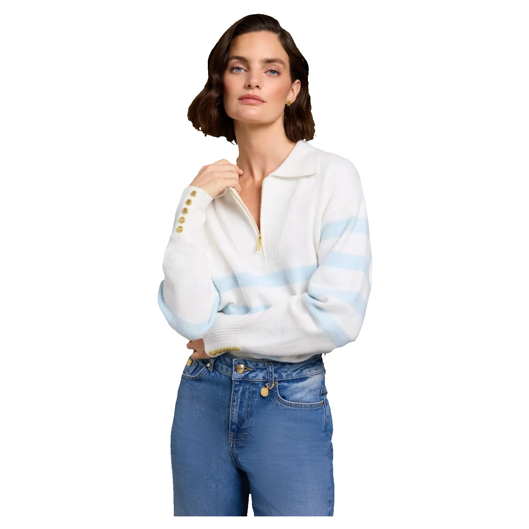 Holland Cooper Lydia Quarter Zip Knit sold by Coes product image thumbnail 2
