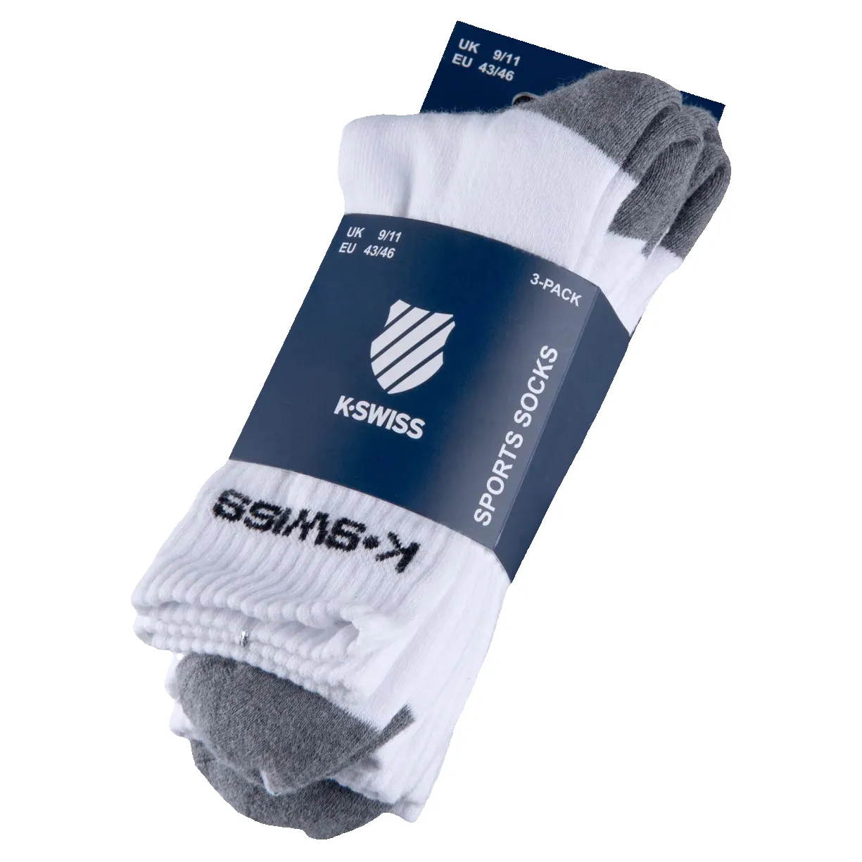 K-Swiss Crew Sports Sock - Pack Of 3 sold by Coes product image thumbnail 2