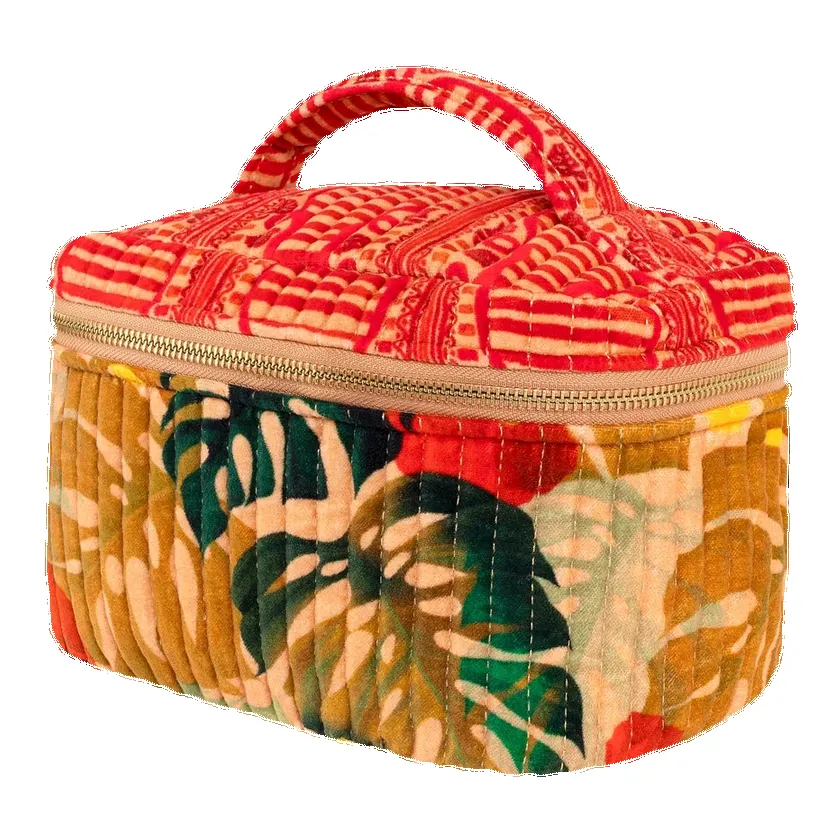 Powder Quilted Velvet Vanity Case sold by Coes