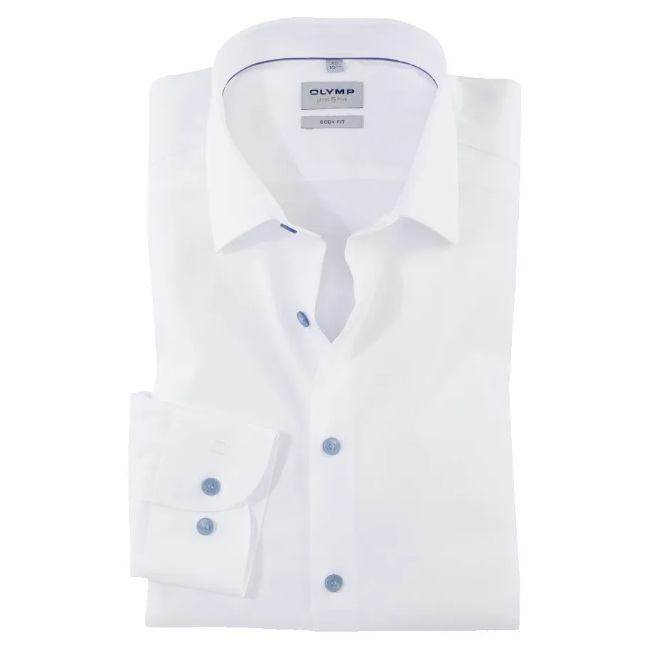 Olymp Body Fit Shirt With Contrast Buttons sold by Coes product image thumbnail 3