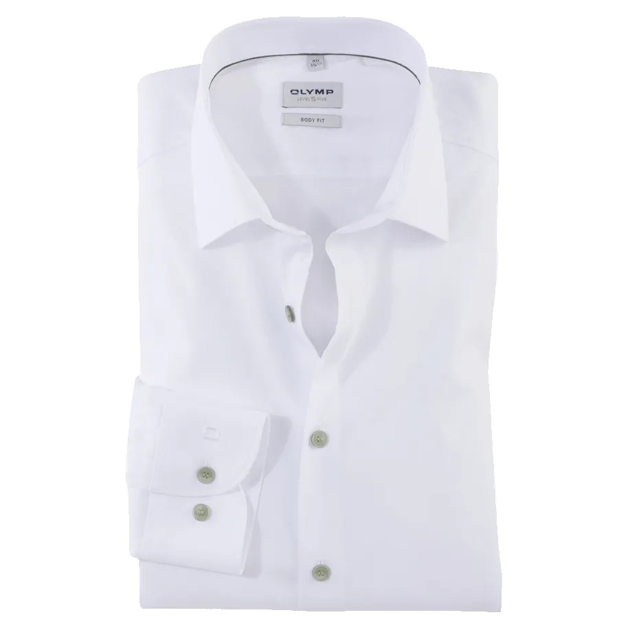 Olymp Body Fit Shirt With Contrast Buttons sold by Coes product image thumbnail 2