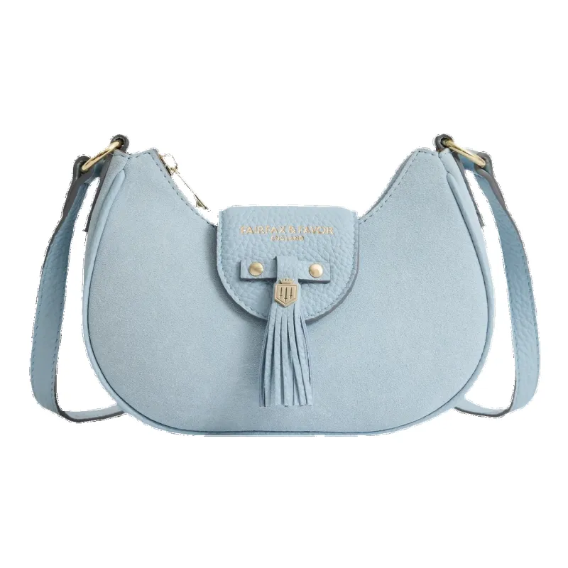 Fairfax & Favor Micro Windsor Suede Cross Body Bag made by Coes