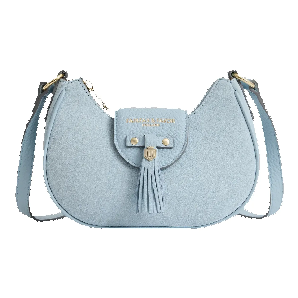 Fairfax & Favor Micro Windsor Suede Cross Body Bag sold by Coes