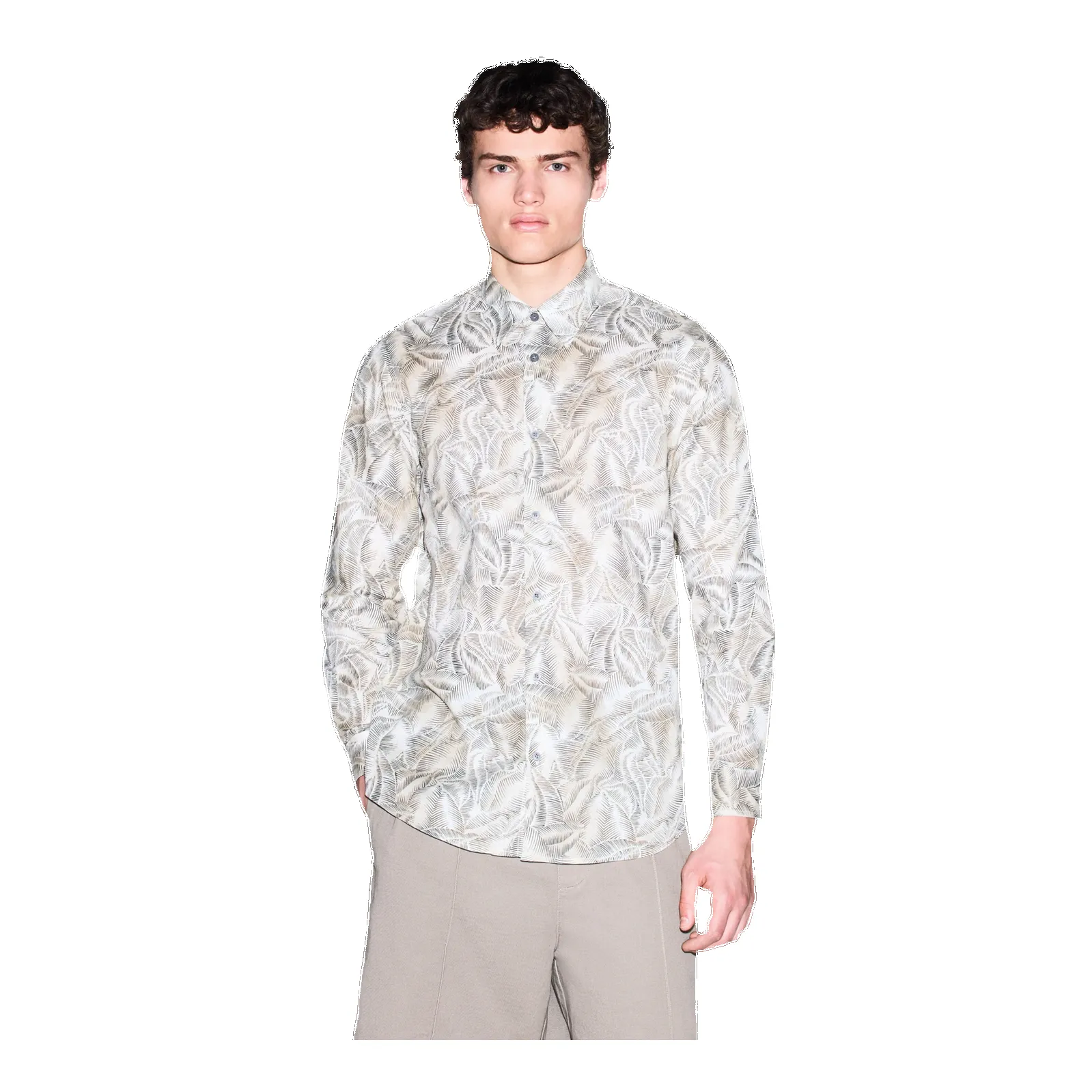 Armani Exchange Long Sleeve Printed Shirt sold by Coes product image thumbnail 2