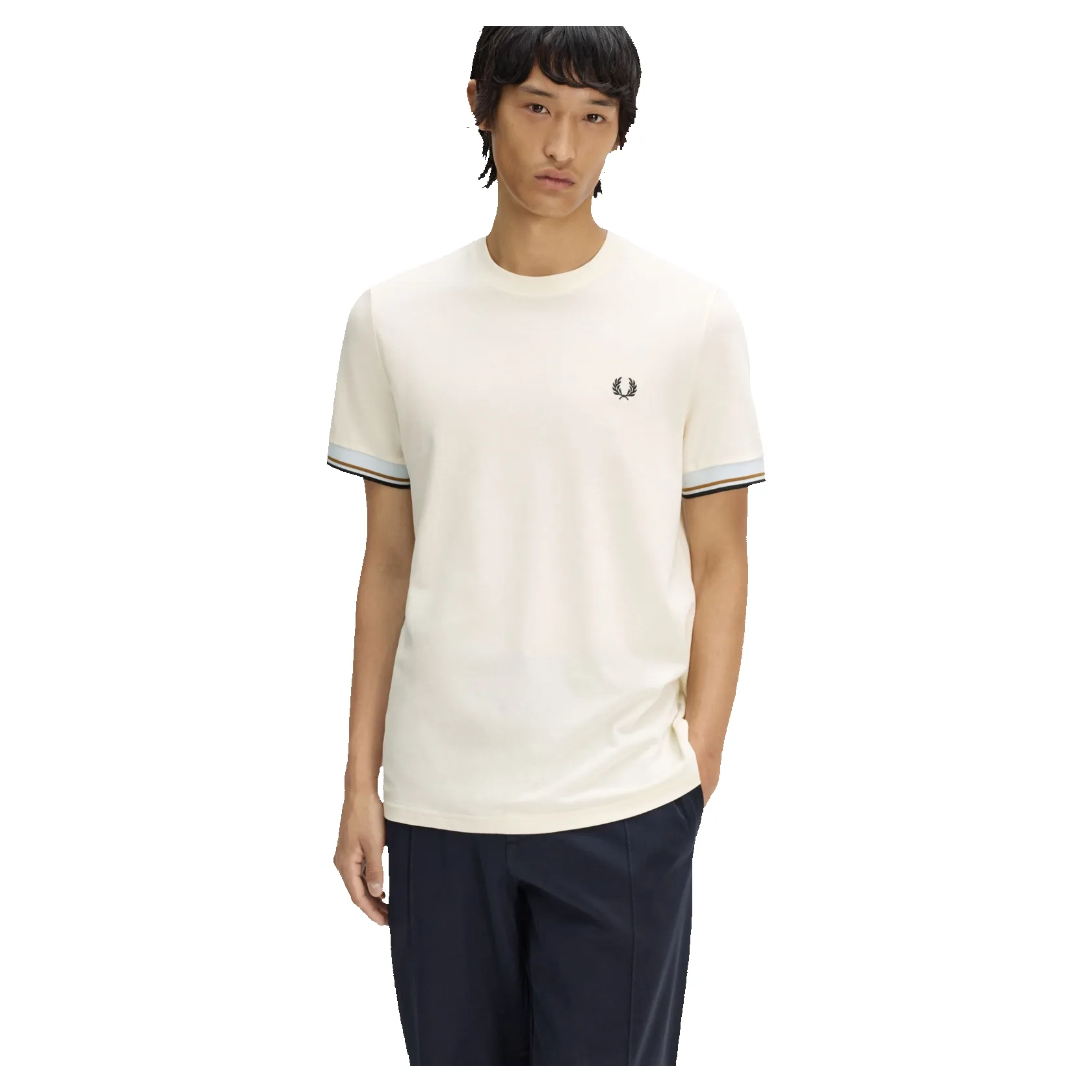 Fred Perry Twin Tipped Cuffed T-shirt sold by Coes product image thumbnail 4