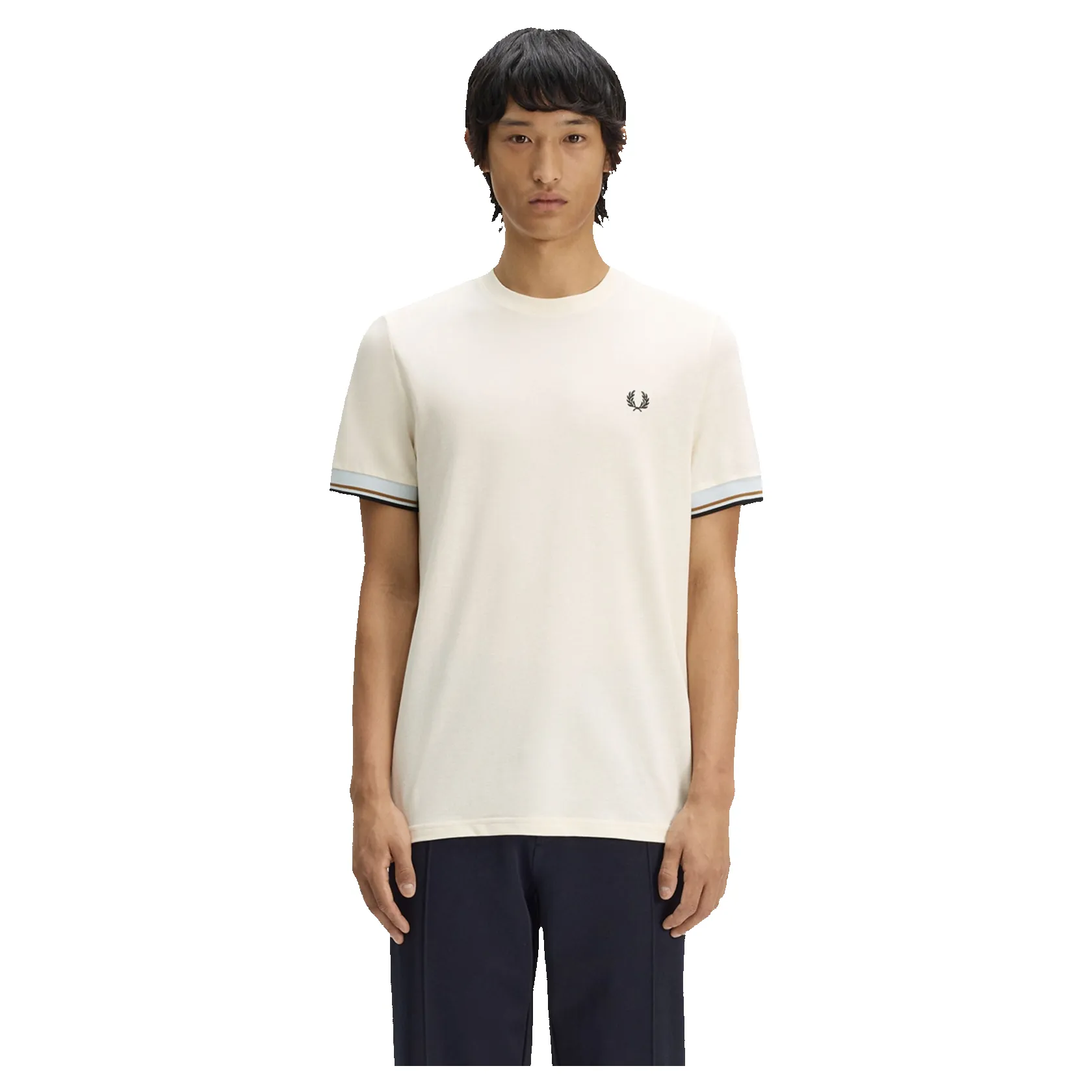 Fred Perry Twin Tipped Cuffed T-shirt sold by Coes product image thumbnail 2
