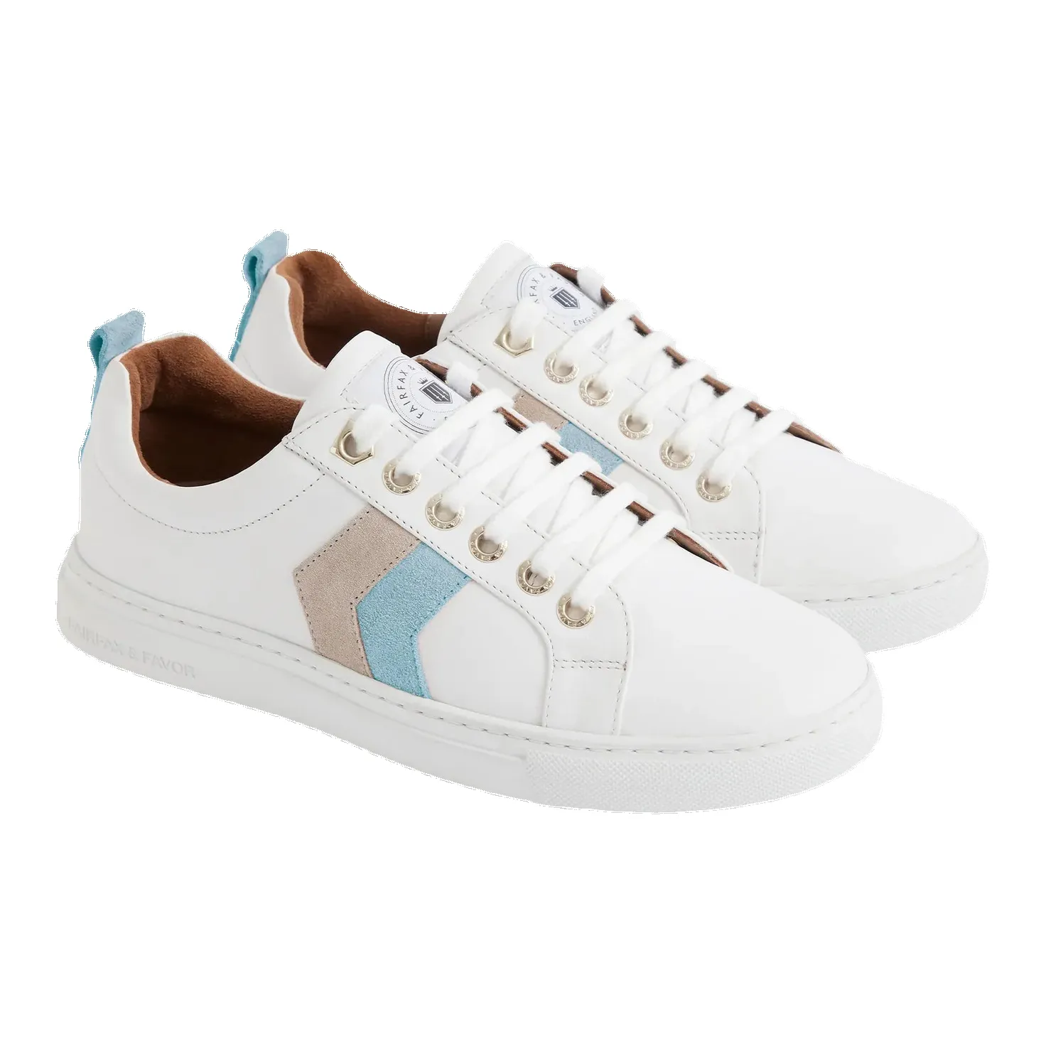 Fairfax & Favor Alexandra Leather Trainers sold by Coes product image thumbnail 3