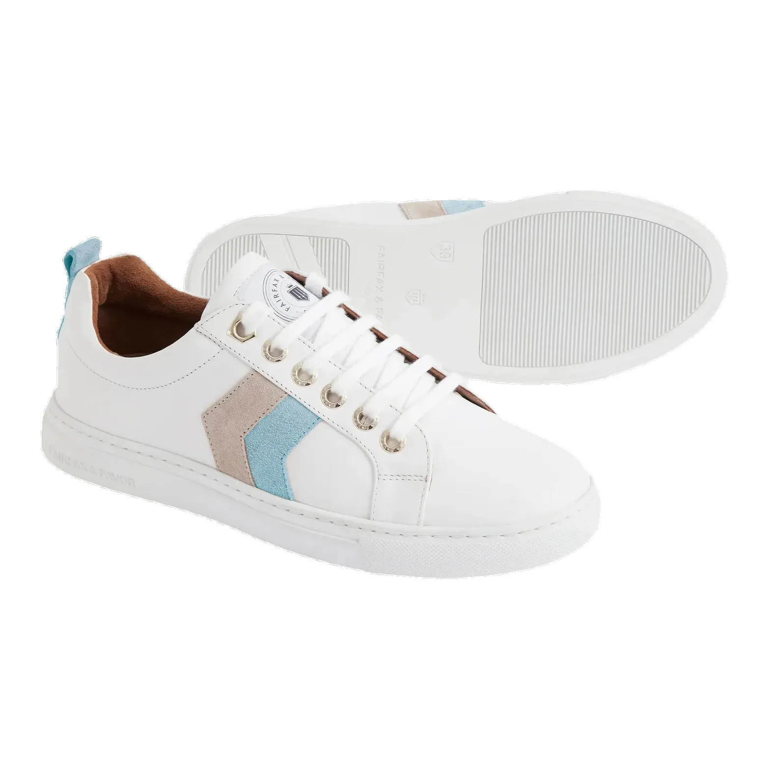 Fairfax & Favor Alexandra Leather Trainers sold by Coes product image thumbnail 4