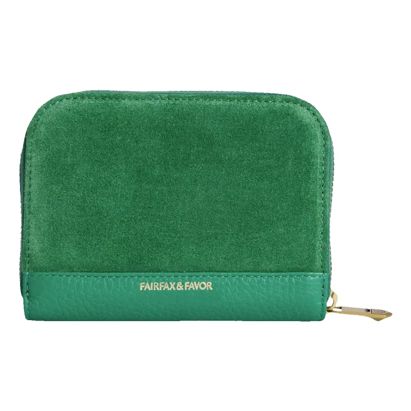 Fairfax & Favor Mini Salisbury Purse Suede made by Fairfax & Favor