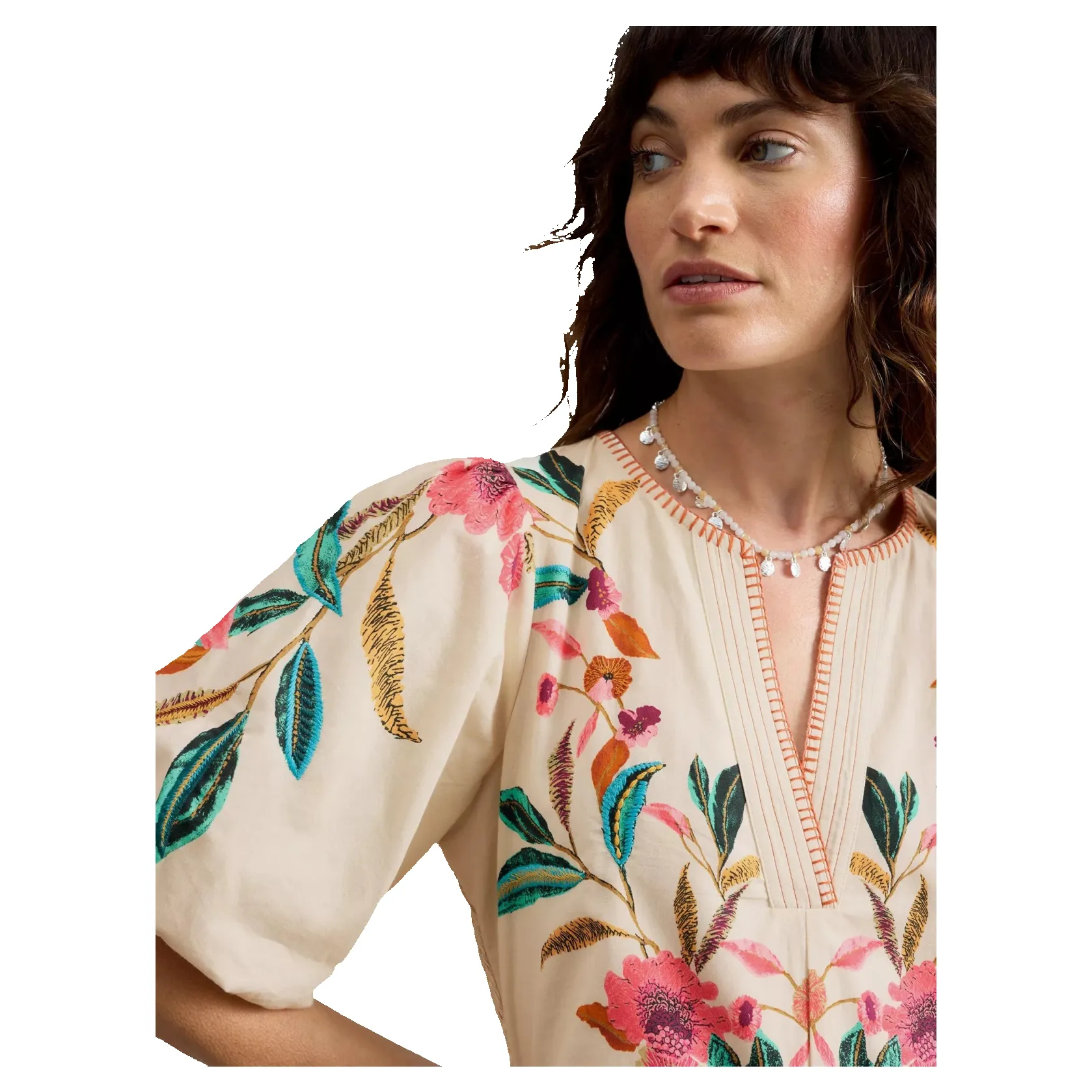 White Stuff Maeve Embroidered Midi Dress sold by Coes product image thumbnail 5