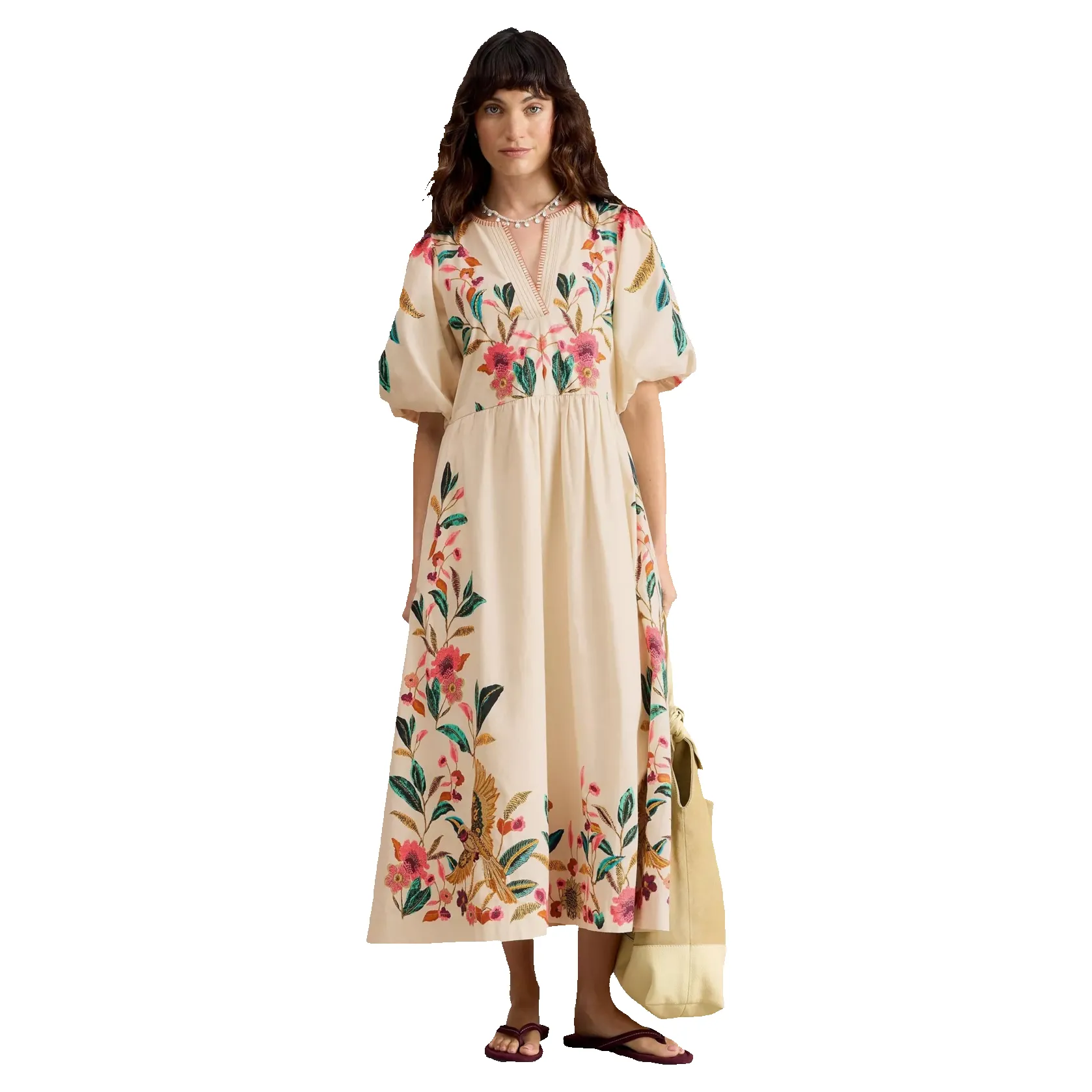White Stuff Maeve Embroidered Midi Dress sold by Coes product image thumbnail 2