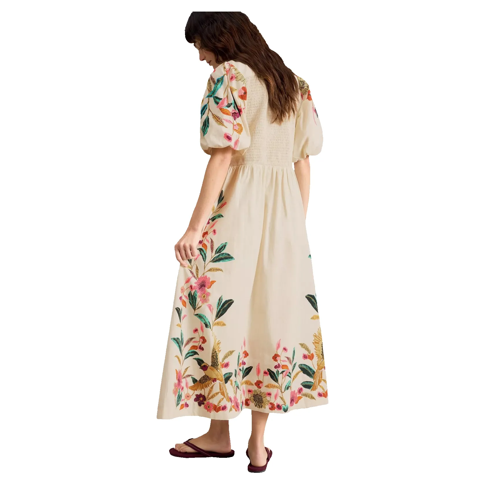 White Stuff Maeve Embroidered Midi Dress sold by Coes product image thumbnail 4
