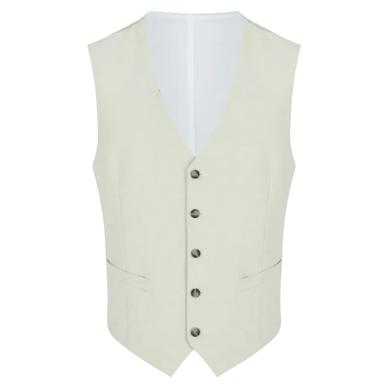 Daniel Grahame Linen Blend Suit Waistcoat made by Coes