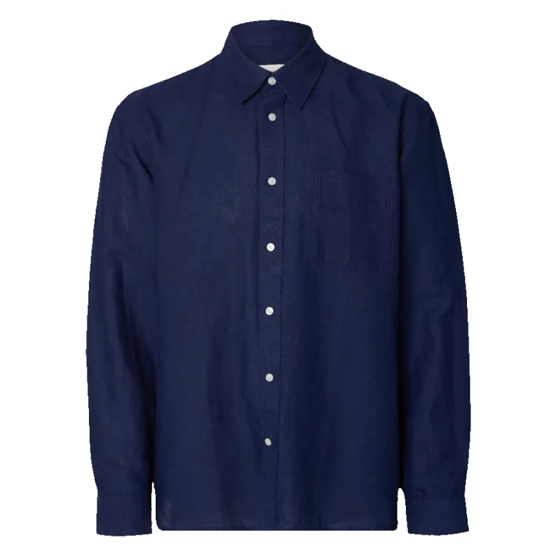 Selected Lyle Hemp Blend Long Sleeve Shirt made by Selected