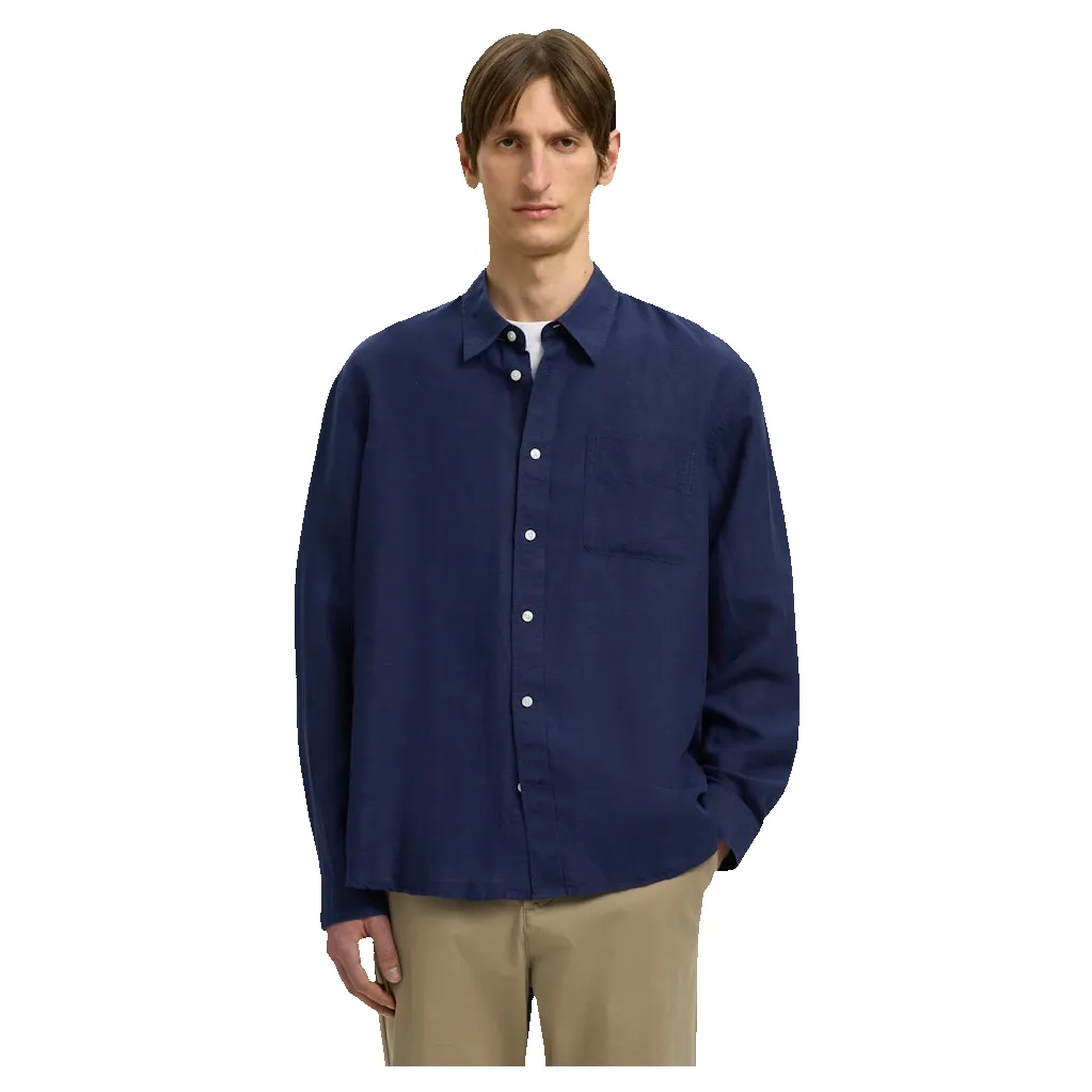 Selected Lyle Hemp Blend Long Sleeve Shirt sold by Coes product image thumbnail 3