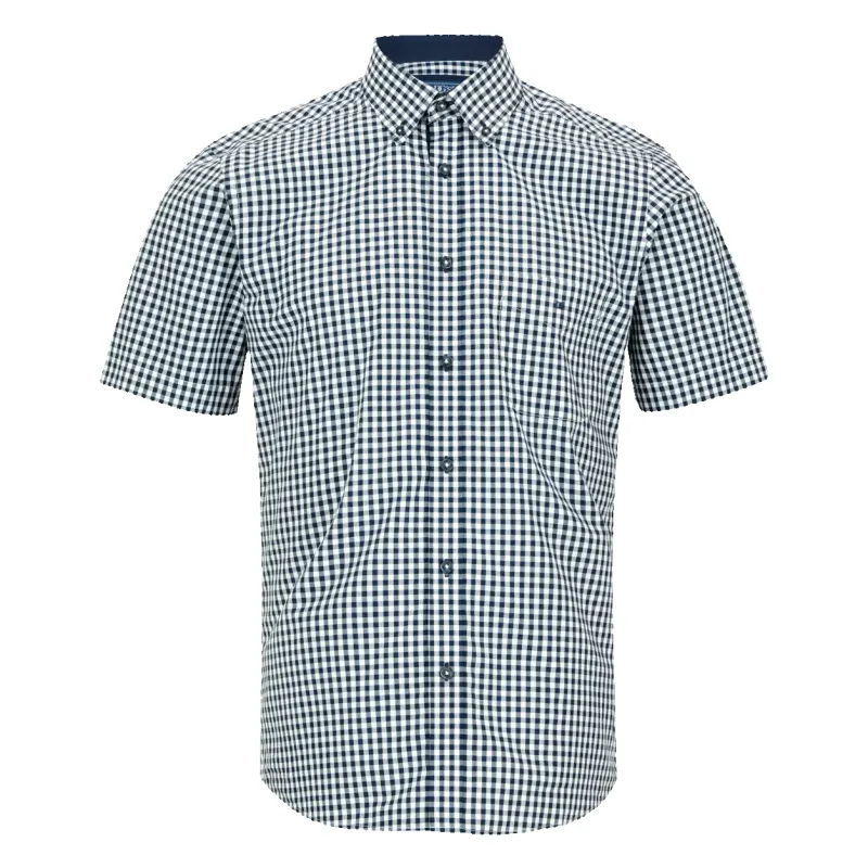 DG's Drifter Gingham Check Short Sleeve Shirt made by Coes