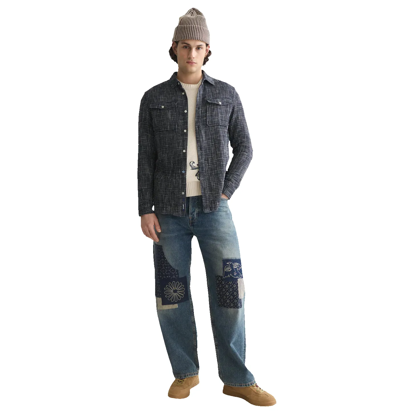 Scotch & Soda Melange Waffle Regular Fit Shirt sold by Coes product image thumbnail 3