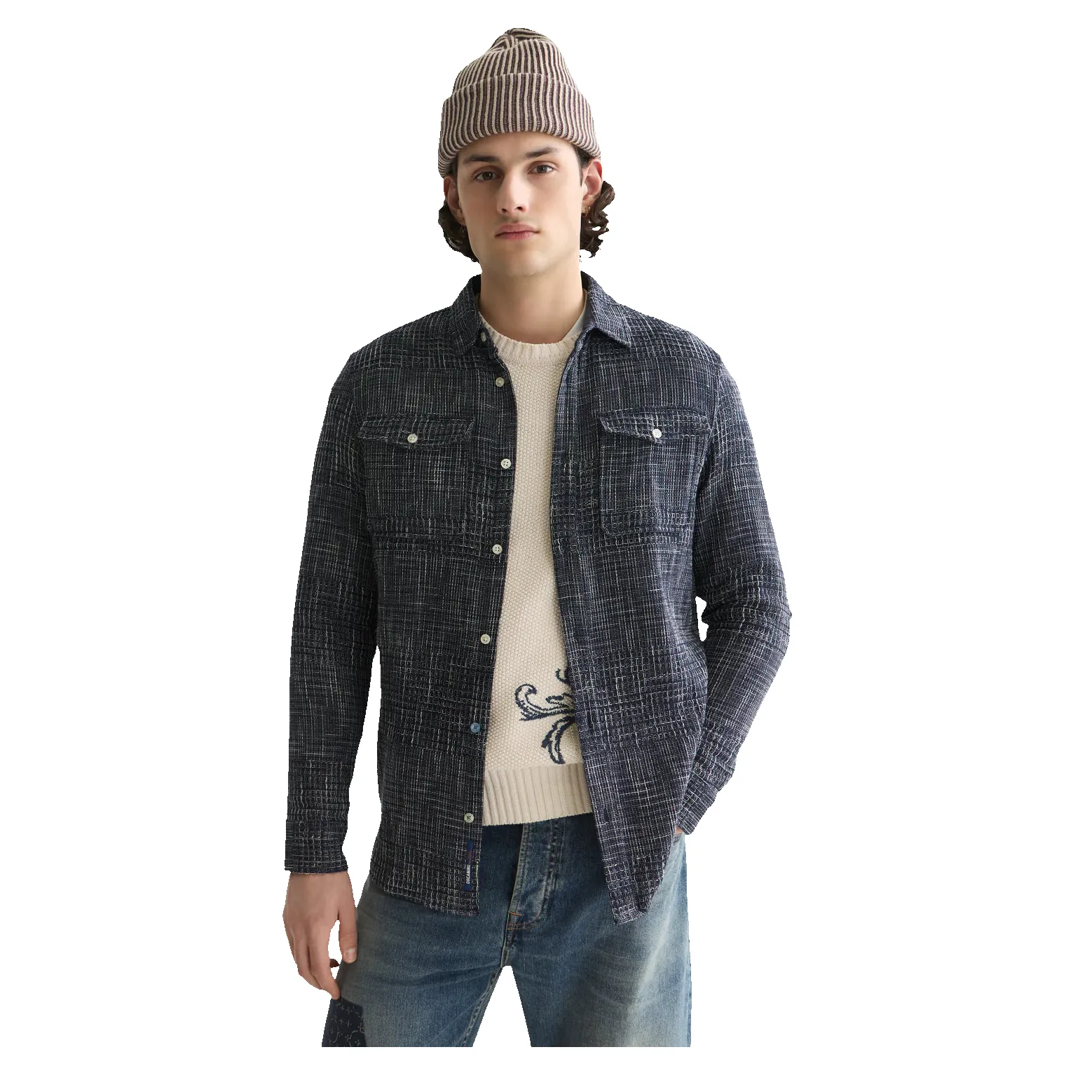 Scotch & Soda Melange Waffle Regular Fit Shirt sold by Coes product image thumbnail 2