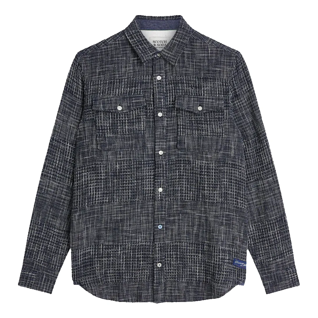 Scotch & Soda Melange Waffle Regular Fit Shirt sold by Coes