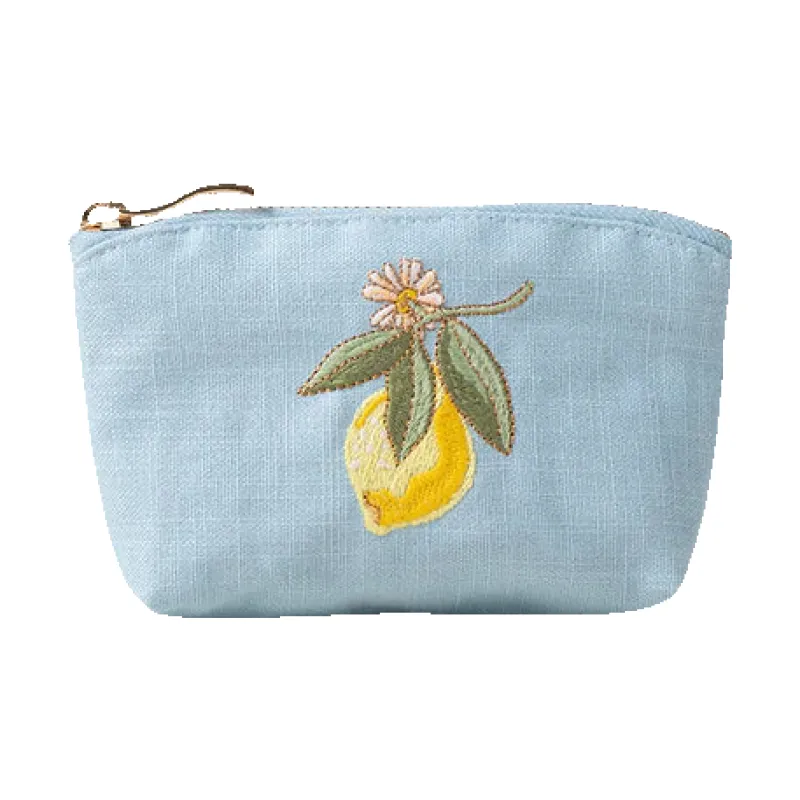 Elizabeth Scarlett Lemon Blossom Cotton Coin Purse made by Coes