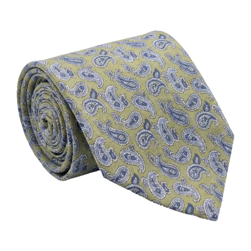 Golding All Over Small Paisley Tie made by Coes