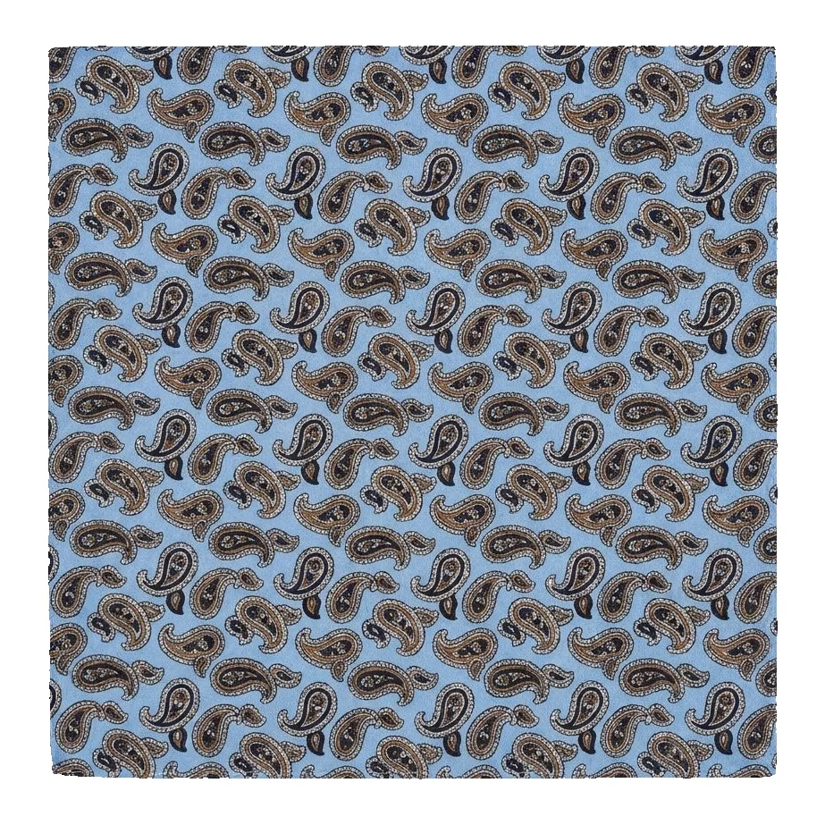 Golding All Over Small Paisley Pocket Square sold by Coes