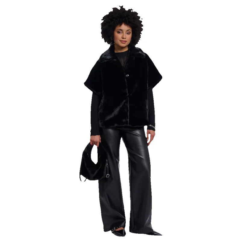 Rino & Pelle Cheryl Small Faux Fur Crossbody Bag made by Coes