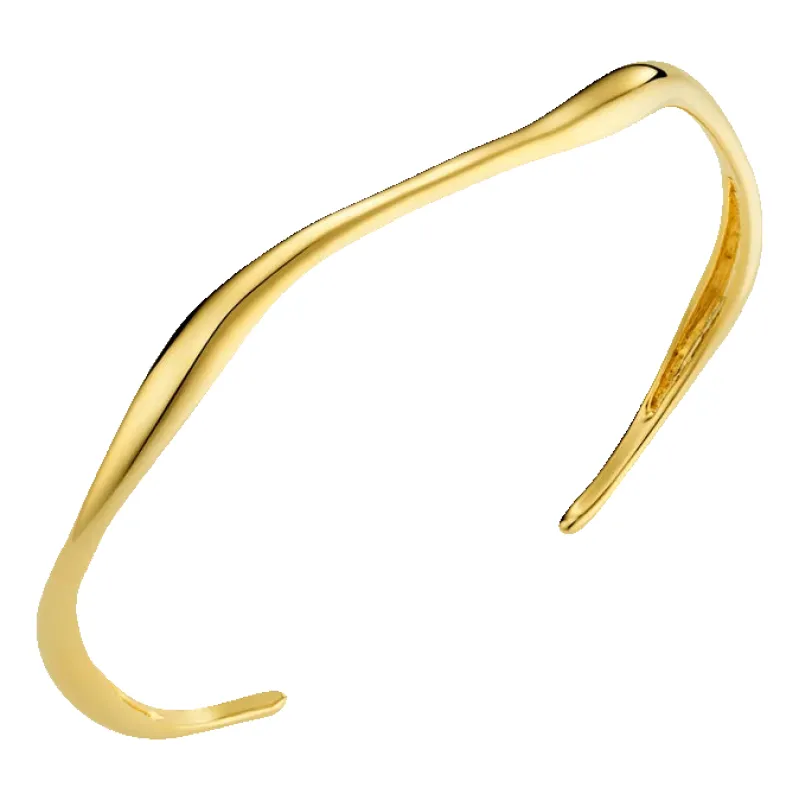 Orelia Jewellery Fine Wave Bangle made by Coes
