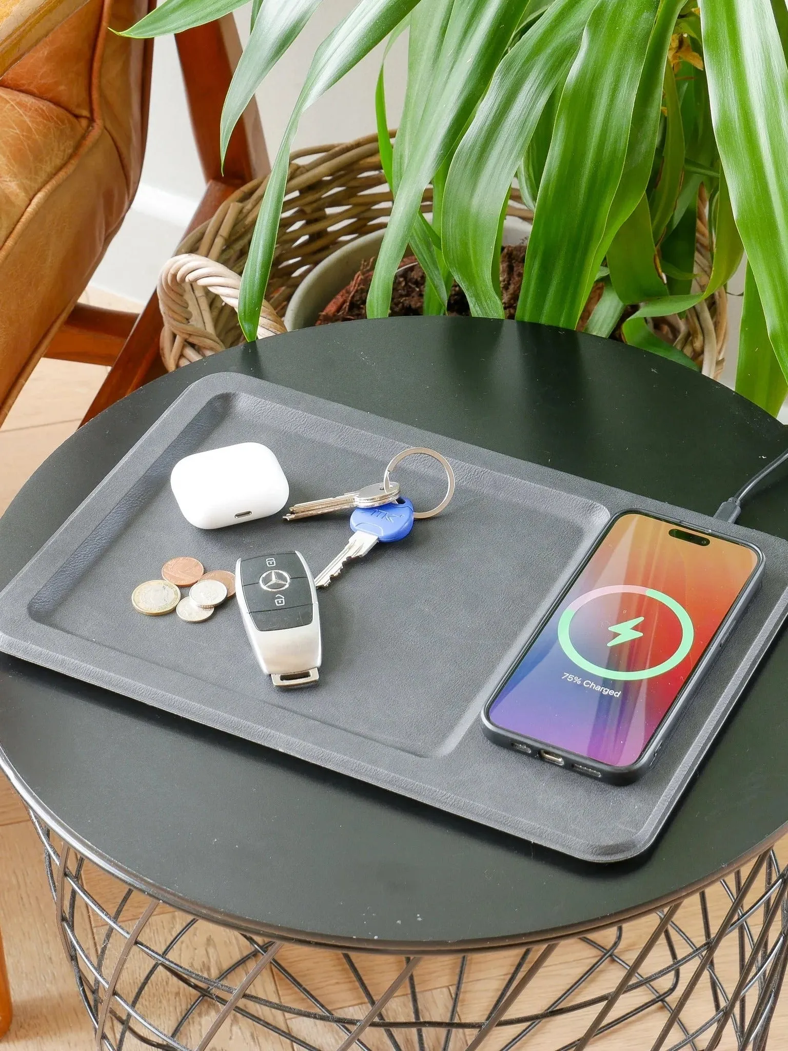 Steepletone Leather Wireless Charging Tray sold by Coes