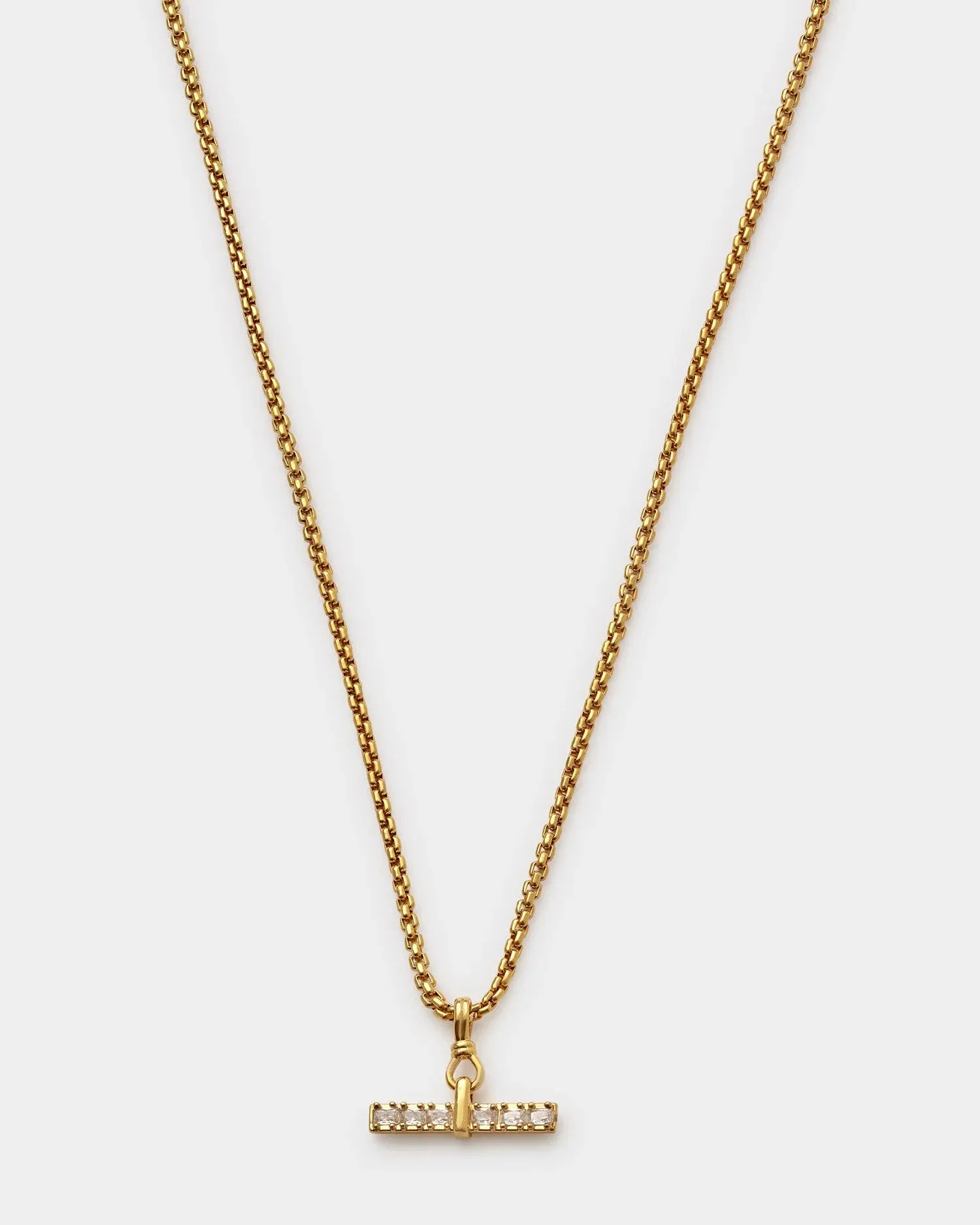 Lustre T-Bar Necklace - 45cm + 5cm Extender sold by Coes