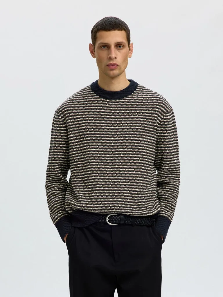 Selected Darrell Long Sleeve Structure Crew Neck sold by Coes