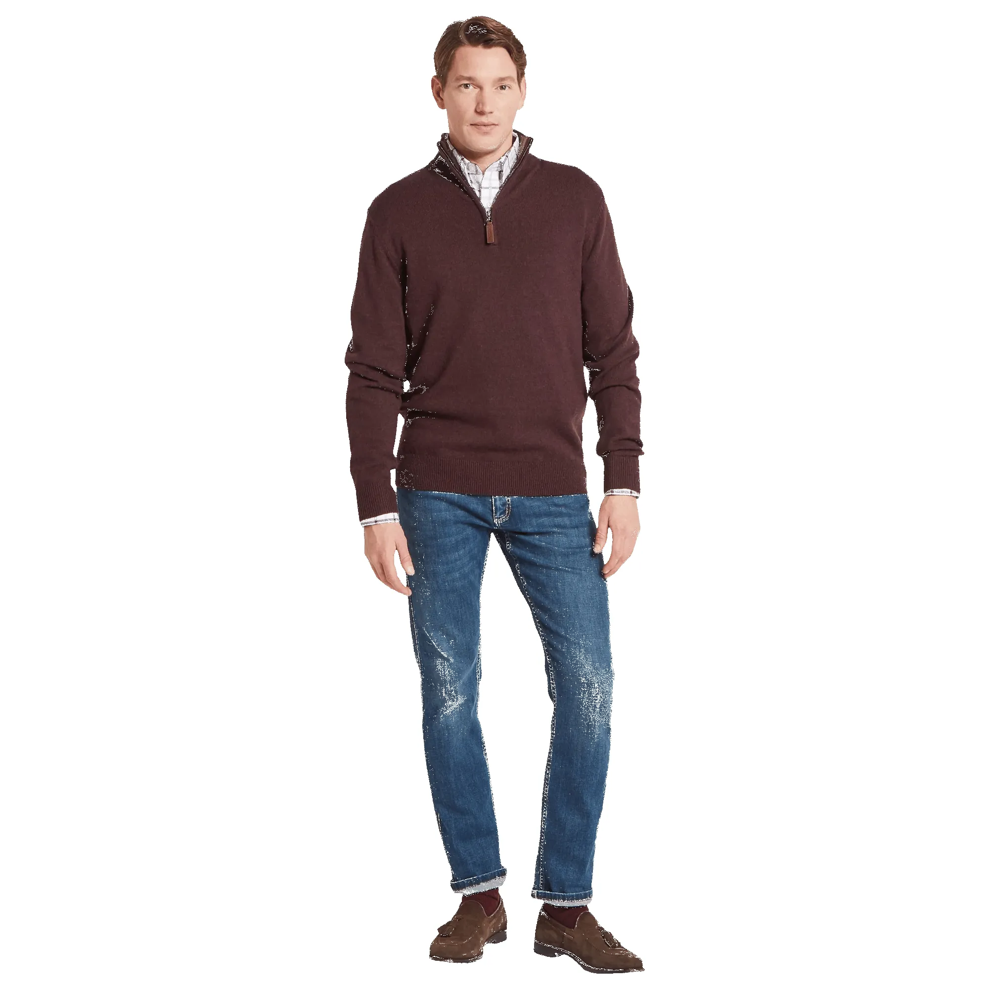 Schoffel Lewis Lambswool 1/4 Zip Jumper sold by Coes product image thumbnail 2
