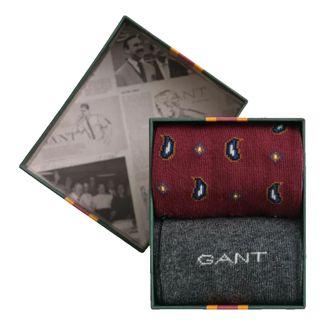 GANT Plain & Paisley 2 Pack Sock Set sold by Coes product image thumbnail 2