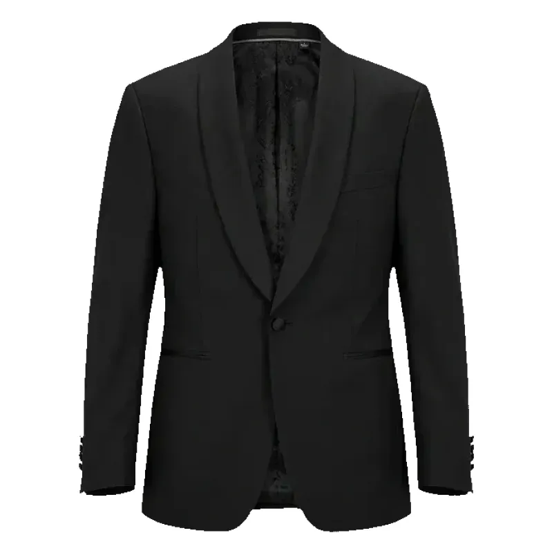 Wilvorst Sakko Slim Fit Shawl Collar Jacket made by Coes