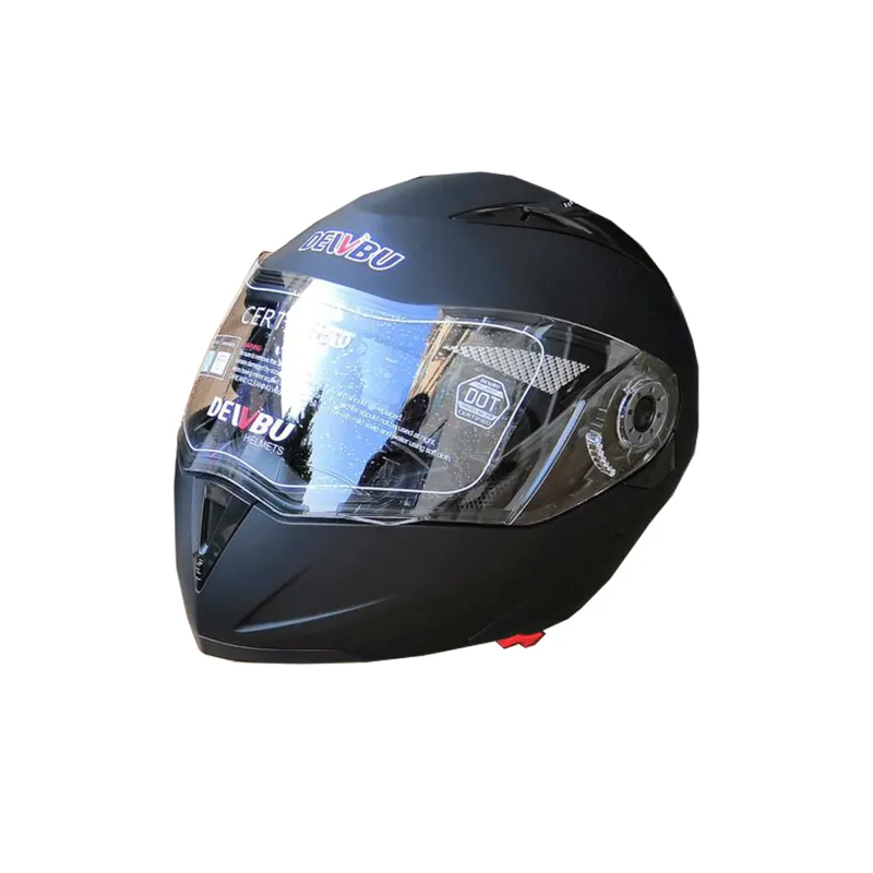 DEWBU Full Face Motorcycle Street Bike Helmet-Black sold by DEWBU