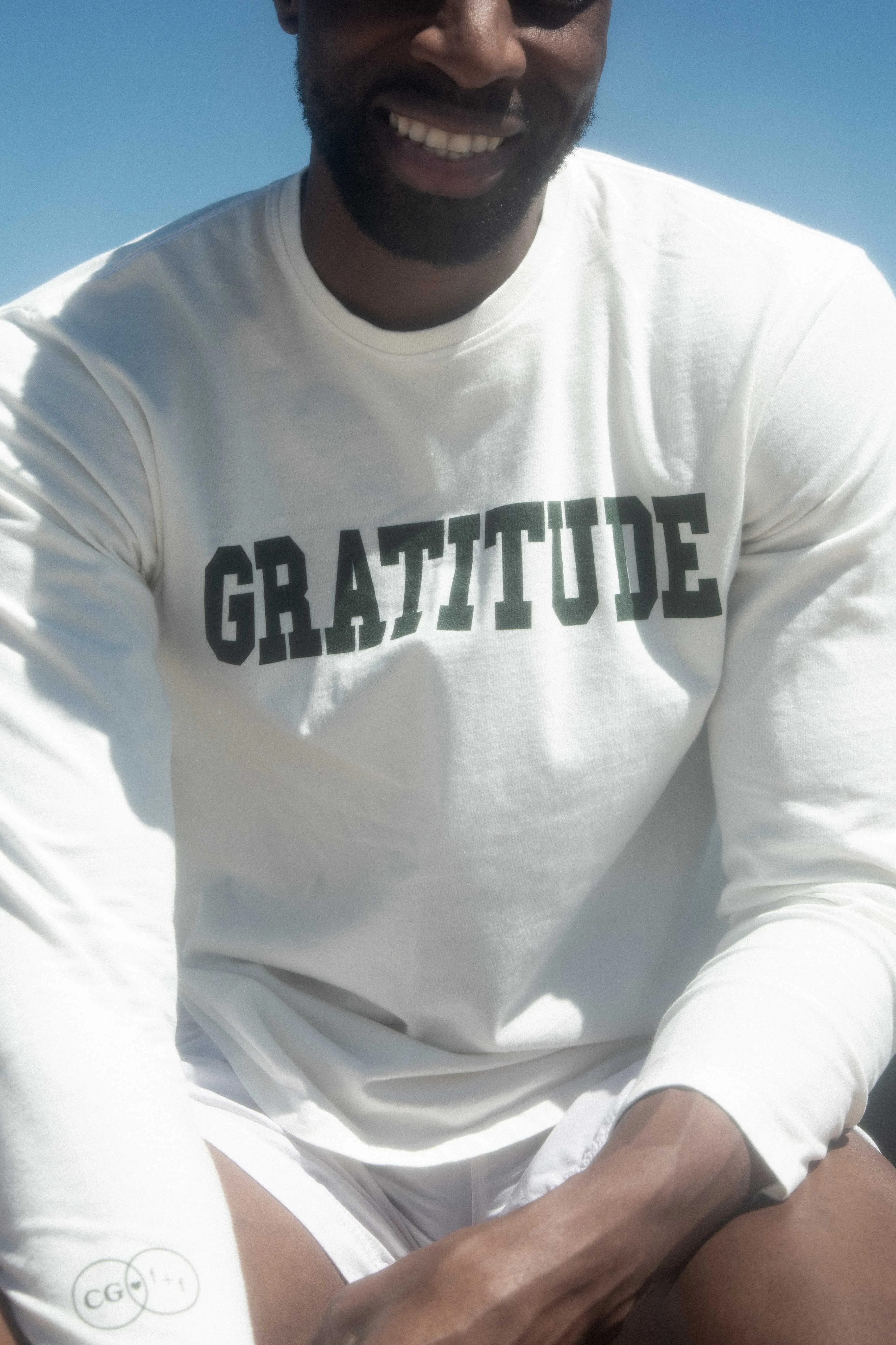 Gratitude long sleeve t-shirt sold by friend + folk product image thumbnail 3