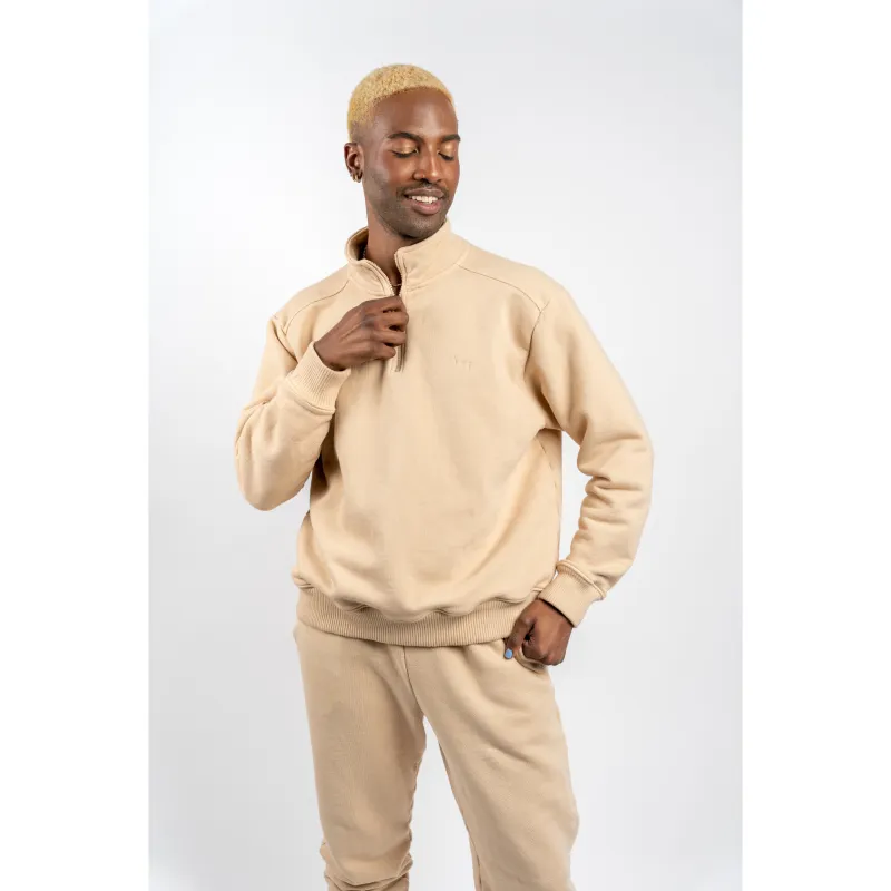 ace quarter zip sweatshirt sold by friend + folk