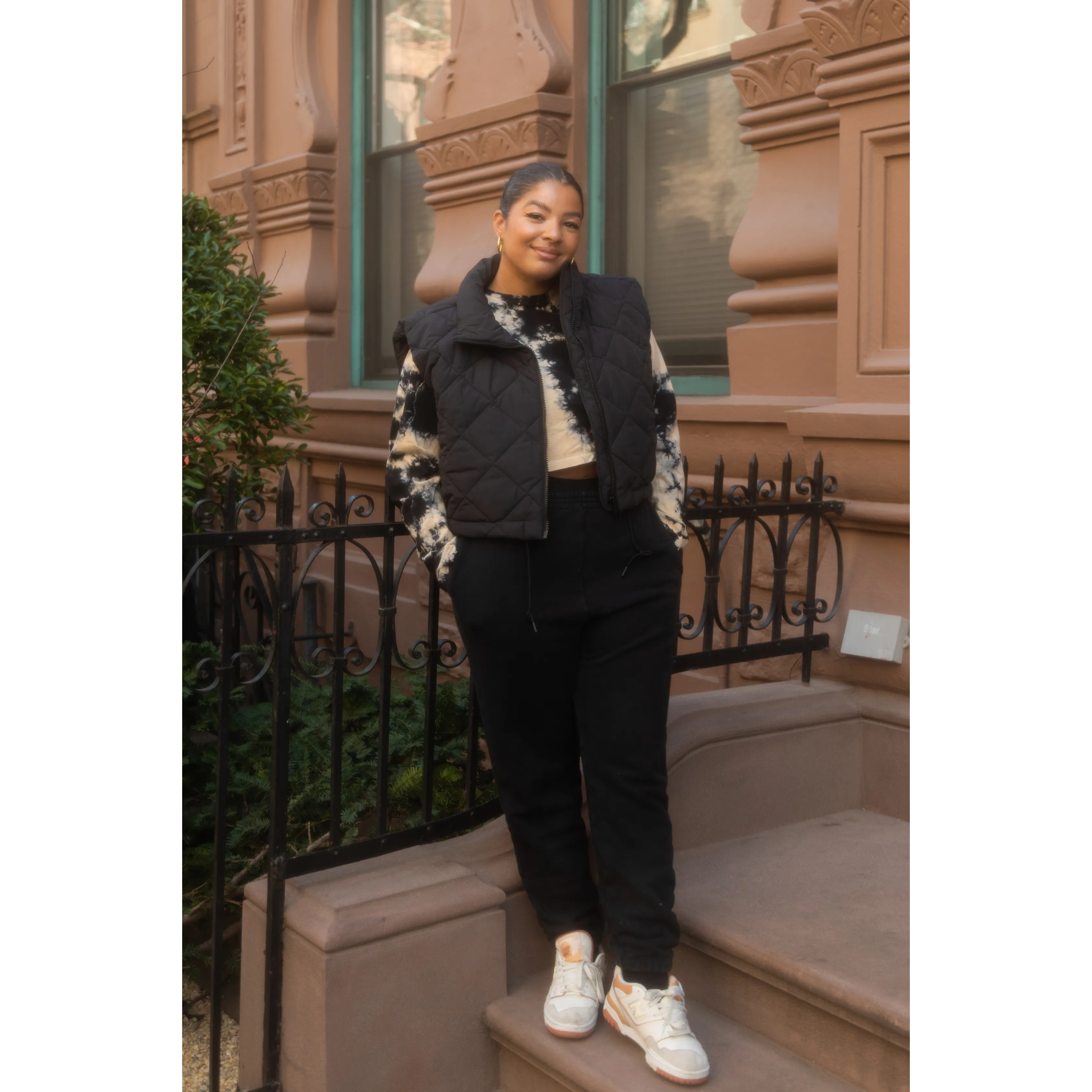 banks long sleeve cropped t-shirt sold by friend + folk product image thumbnail 2