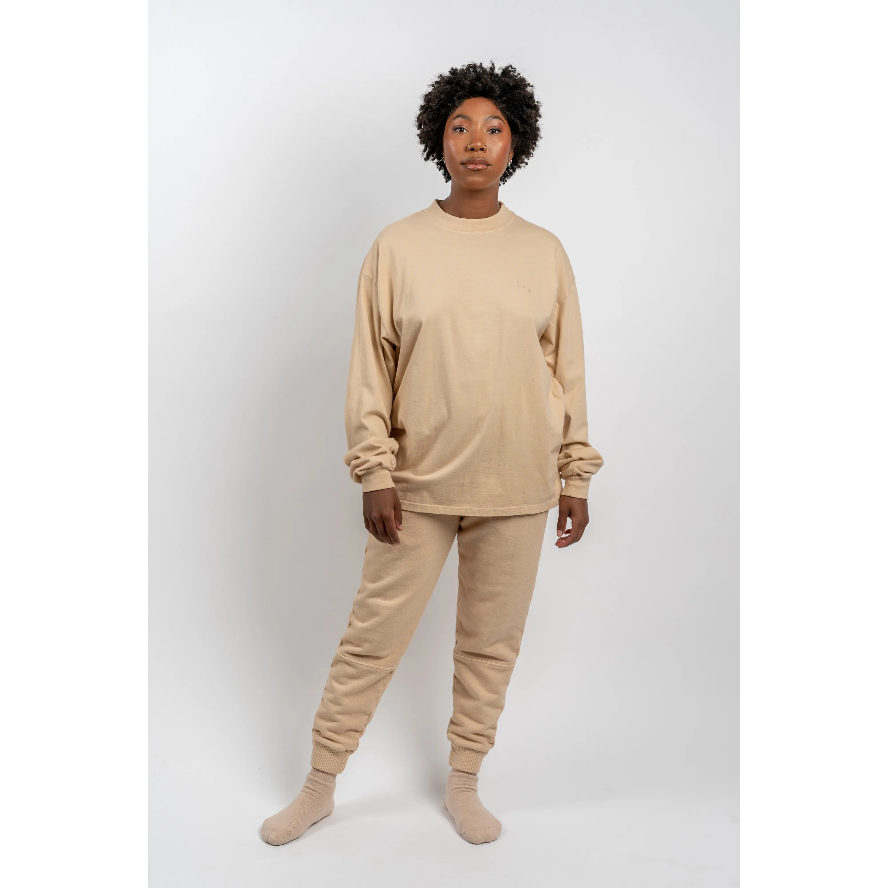 witter oversized long sleeve t-shirt sold by friend + folk product image thumbnail 4