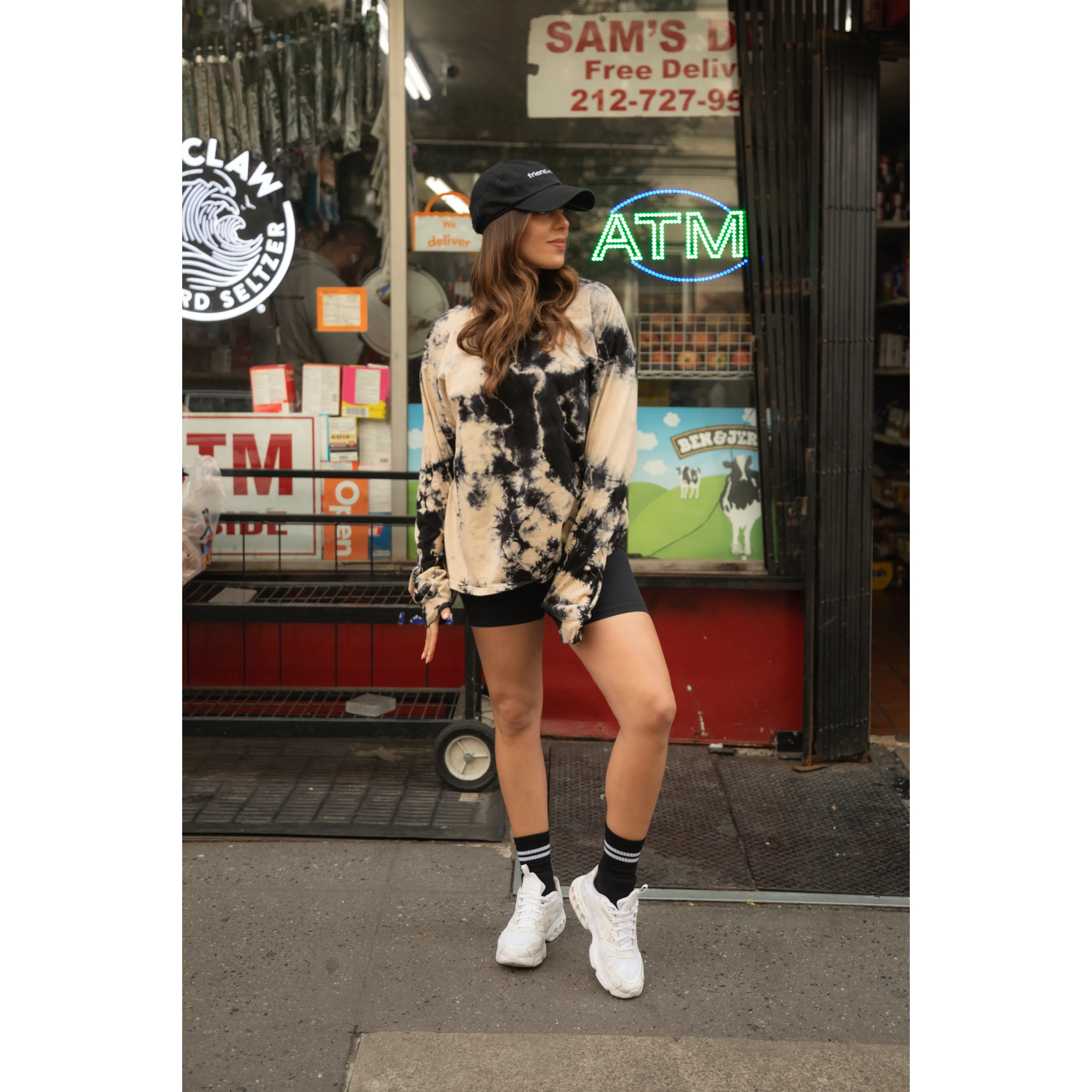 witter oversized long sleeve t-shirt sold by friend + folk