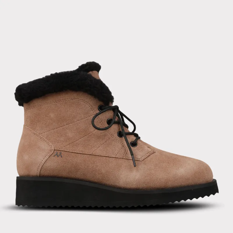 Demi Women's Lace-Up Wedge Boot (1.5") sold by Mykos