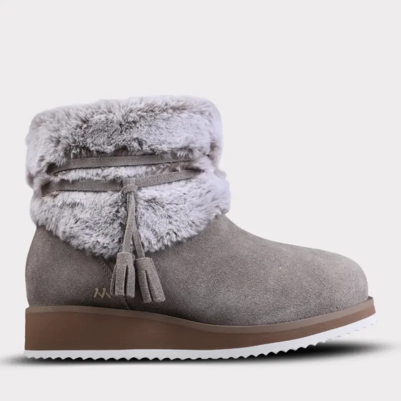 Bailee Women's Zip-Up Wedge Boot (1.5") sold by Mykos