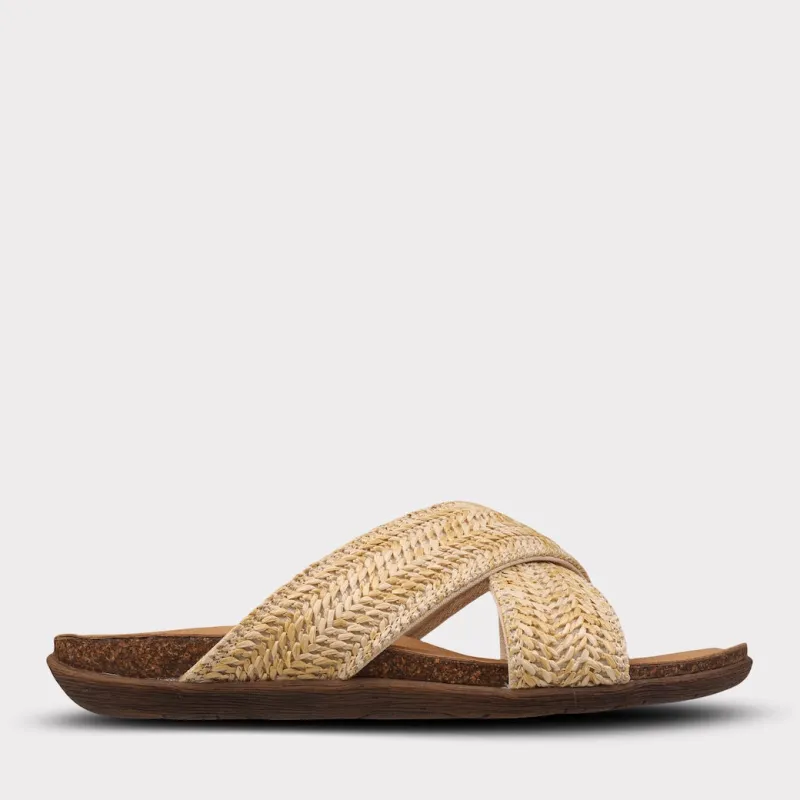 Leyla Women's Crossband Sandal sold by Mykos